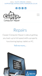 Mobile Screenshot of caspercomputerrepair.co.uk